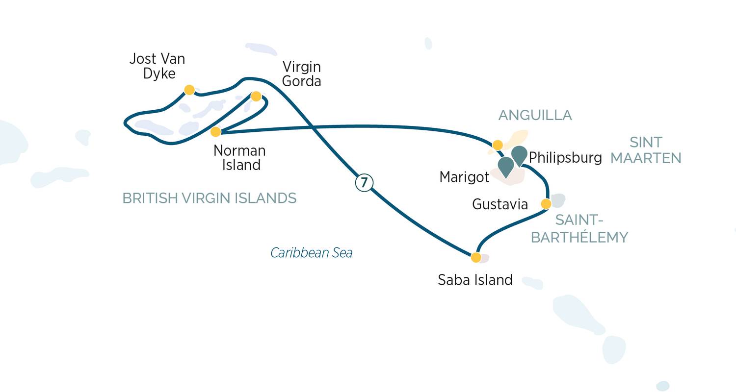 Cruising the Leeward Islands 2026-2027 - 8 Days - Emerald Cruises