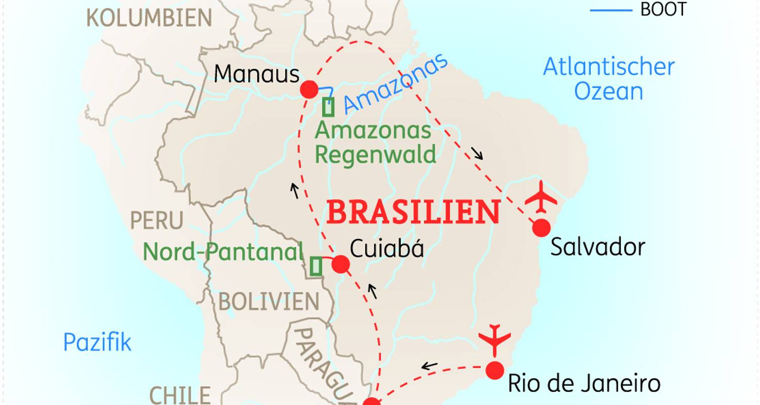 Brasilien: Panorama mit Pantanal - SKR Reisen