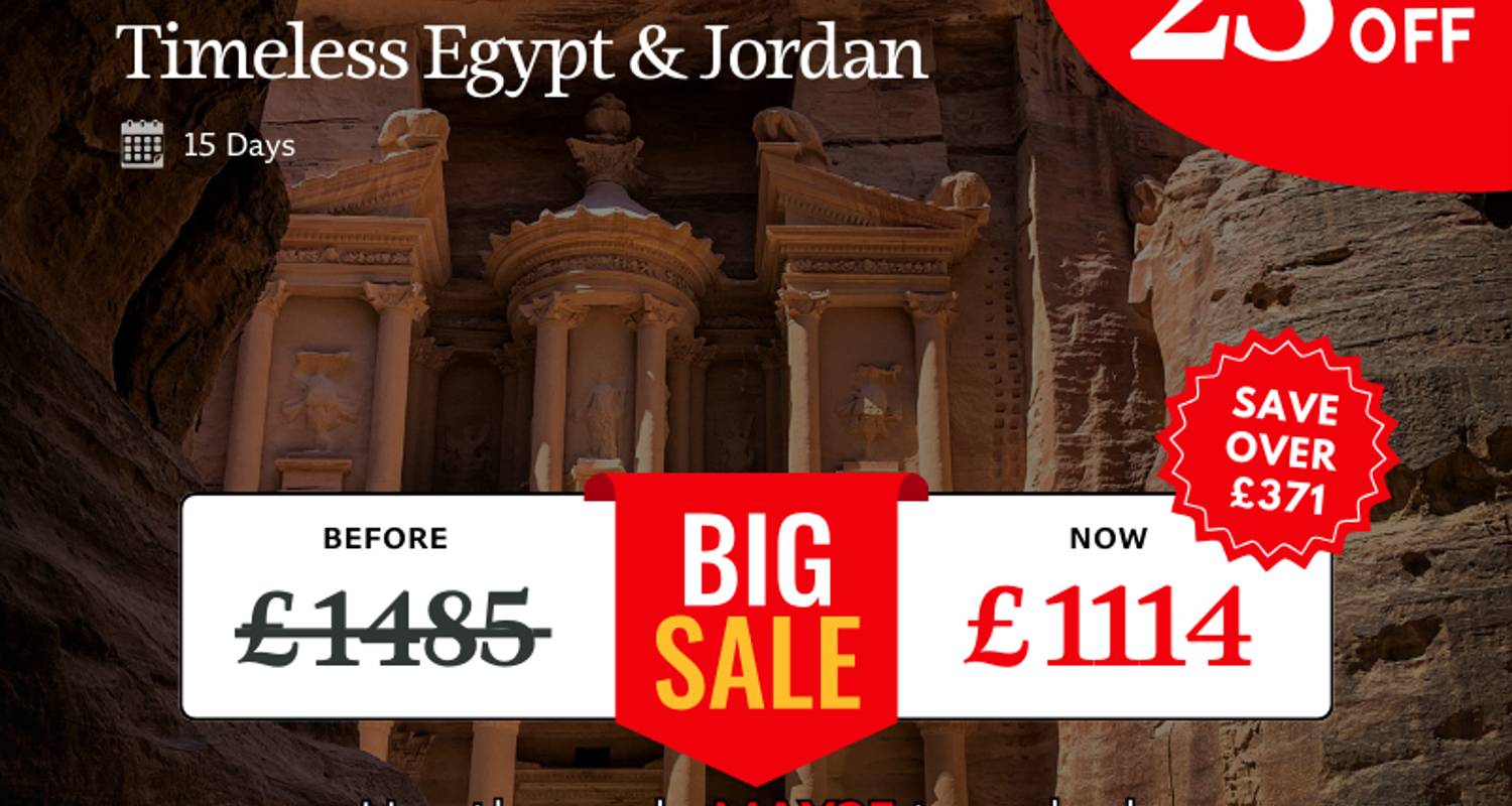 L'Égypte et la Jordanie intemporelles - Timeless Tours