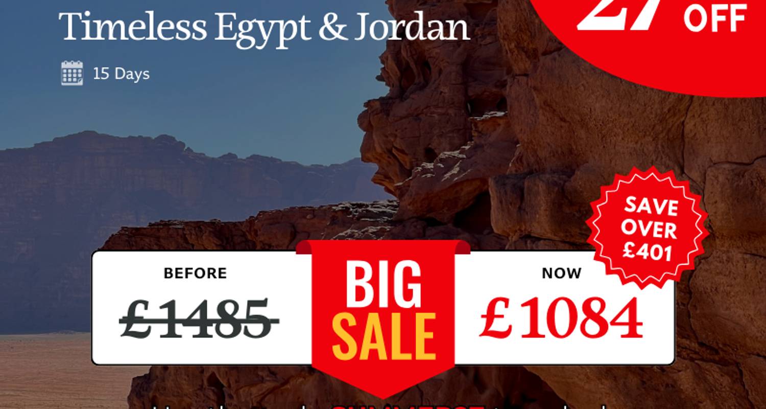 L'Égypte et la Jordanie intemporelles - Timeless Tours
