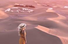 Circuit Marrakech à Merzouga en camp de luxe - promenade à dos de chameau