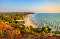 Heritage hotel essence of India with relaxing Goa, flights included Tour