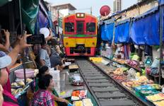 Circuit Petit groupe : Marché flottant de Damnoen et marché des trains