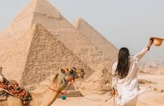 Circuit Le Caire : Visite des pyramides de Gizeh et du Sphinx avec les musées égyptien et des civilisations, y compris le déjeuner