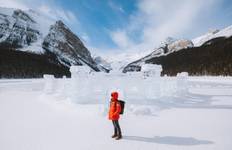 Rockies Winter Deluxe Rundreise| Banff & Lake Louise & Lake Minnewanka oder Bubble Lake (4 Tage) Reise