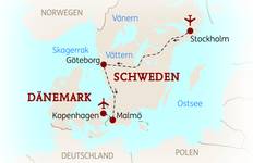 Circuit Stockholm, Göteborg, Malmö & Copenhague : city trip