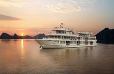 Circuit Croisière 5 étoiles de 2 jours et 1 nuit dans la baie d'Halong avec cabine privée à balcon