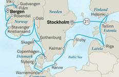 Circuit Les merveilles de la Baltique et des pays nordiques : Stockholm, Copenhague et les fjords norvégiens