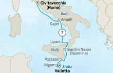Circuit Trésors italiens : côte amalfitaine, Sicile et Malte