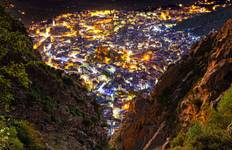 Circuit Circuit privé de 7 jours au Maroc : Chefchaouen, patrimoine de Fès et safari dans le désert de Merzouga depuis Marrakech