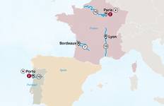 Circuit Grand voyage en France et au Portugal