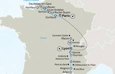 Circuit Normandie & joyaux de la Seine & spectaculaire Sud de la France 2026 - 21 jours (from Lyon to Paris)