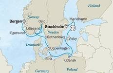 Circuit Trésors de la Baltique : De la Norvège à Stockholm