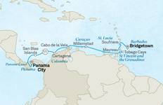Circuit Les îles vierges des Caraïbes et le canal de Panama (from Panama City to Bridgetown)