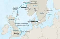 Circuit Découverte de la Scandinavie et des fjords norvégiens - Croisière et voyage à terre