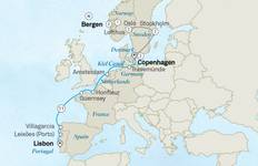 Circuit Merveilles d\'Europe : De la Scandinavie au Portugal - Croisière et voyage à terre