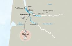 Circuit Bordeaux Affair with Madrid - Une croisière sur le vin