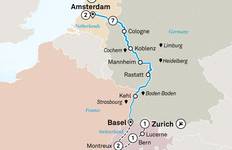 Circuit Points forts du Rhin avec Amsterdam et la Suisse 2027 - 14 jours (from Zurich to Amsterdam)