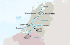 Circuit Moulins à vent, tulipes et délices belges avec Amsterdam 2027 - 10 jours