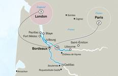 Circuito Bello Burdeos con París y Londres 2027