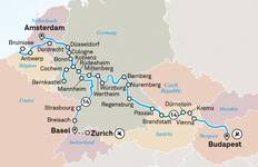 Circuit Joyaux de l\'Europe & Rhin romantique et Moselle 2027 - 29 jours (from Zurich to Budapest)