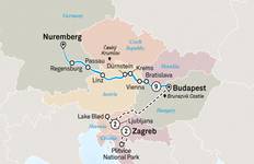 Circuito Danubio a fondo con Liubliana y Zagreb 2027 - 14 Días (from Nuremberg to Zagreb)