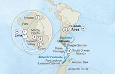 Wonders of Machu Picchu, the Amazon & Antarctica - Cruise & Land Journey 2028|2027 Tour