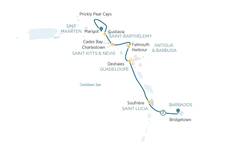 Circuito Caribe Oriental con St. Barths 2027 - 8 Días (from Bridgetown to Marigot)