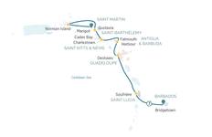 Eastern Caribbean with St. Barths 2026-2027 - 8 Days (from Bridgetown to Marigot) Tour