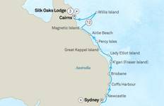 Australia\'s East Coast, the Daintree & Great Barrier Reef - Cruise & Land Journey Tour