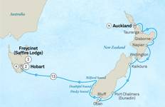 New Zealand Wonders with Auckland & Huka Lodge - Cruise & Land Journey Tour