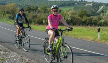 Road cycling through Terra Magica