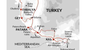 Lykischer Weg, Türkei - Wanderreise Rundreise