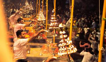 Le meilleur de l\'Inde : Circuit de 7 jours du Triangle d\'Or avec Delhi, Jaipur, Agra et Varanasi en train super rapide circuit