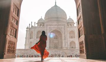 7 Tage „Golden Triangle“- mit einem Sonnenaufgang oder Sonnenuntergang am Taj Mahal Rundreise