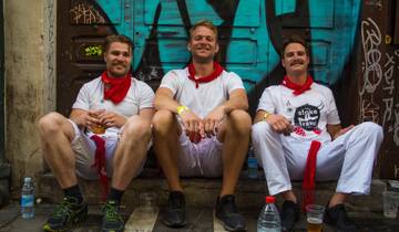 San Fermin Running of the Bulls: Opening Ceremony from Barcelona