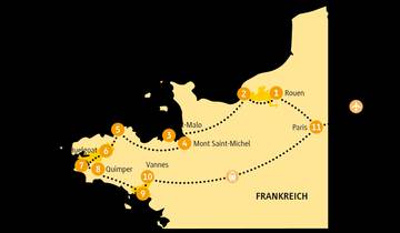 Brittany - 9 days adventure tour