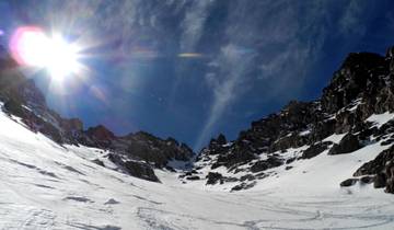 Randonnée à ski sur le Jebel Toubkal (4167 m) circuit