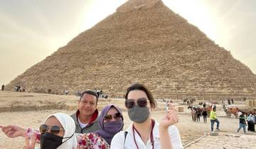 7 Days ( Giza Pyramids -GEM Museum -Cairo -Aswan - Nile Cruise - Luxor ) & Sleeper Train Round Trip with Opt. Abu Simbel and Balloon Tour