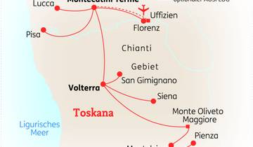 Toscane : Le voyage détaillé
