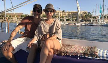 Visite époustouflante d'une journée à Louxor : Felucca Nil, temple de Louxor et rive ouest du Caire en avion