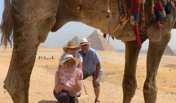 Excursion privée d\'une journée : Les grandes pyramides de Gizeh, le Sphinx et Saqqara en 1 jour circuit
