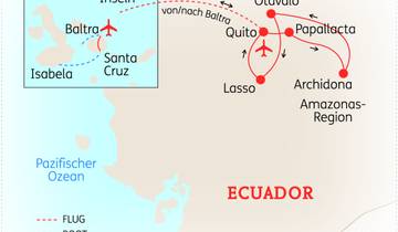 Ecuador & Galapagos: Sternstunden mit Amazonas Rundreise