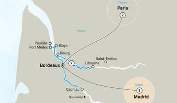 Bordeaux Affair with Highlights of Paris & Madrid