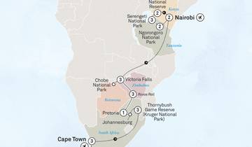 Grand African Safari Scenic Club Departure