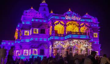 Au départ de Delhi : 6 jours de visite de Mathura Vrindavan avec Agra Taj Mahal ! circuit