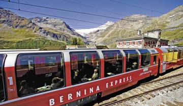 Voyage en train Panorama des Alpes, y compris les trains Glacier et Bernina Express