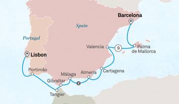 Iberian & Moroccan Wonders: Spain to Portugal