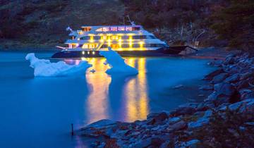Croisière de luxe d'une nuit parmi les glaciers de Patagonie au départ d'El Calafate