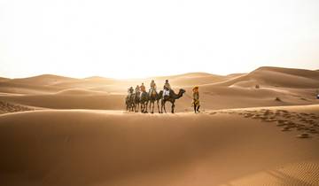 Au départ de Fès : Circuit privé de 4 jours dans le désert de Merzouga jusqu'à Marrakech